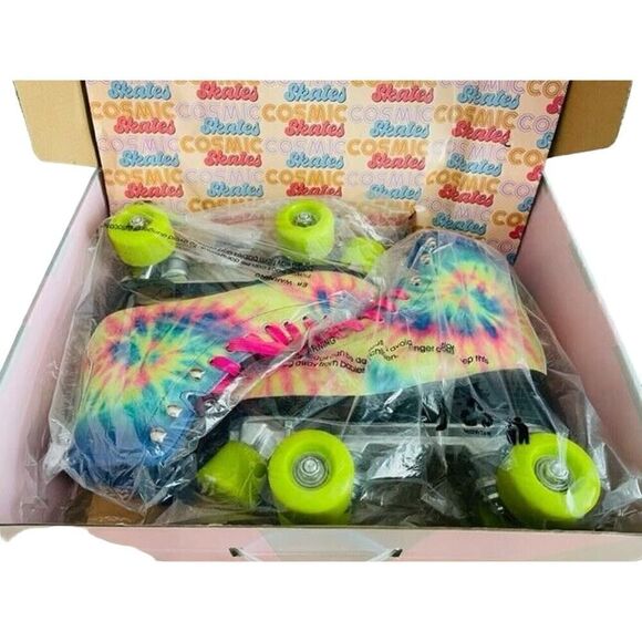 *COSMIC ROLLER SKATES ARCHIE 15 TIE DYE SIZE 6 WOMENS (P24007889) - Picture 8 of 9